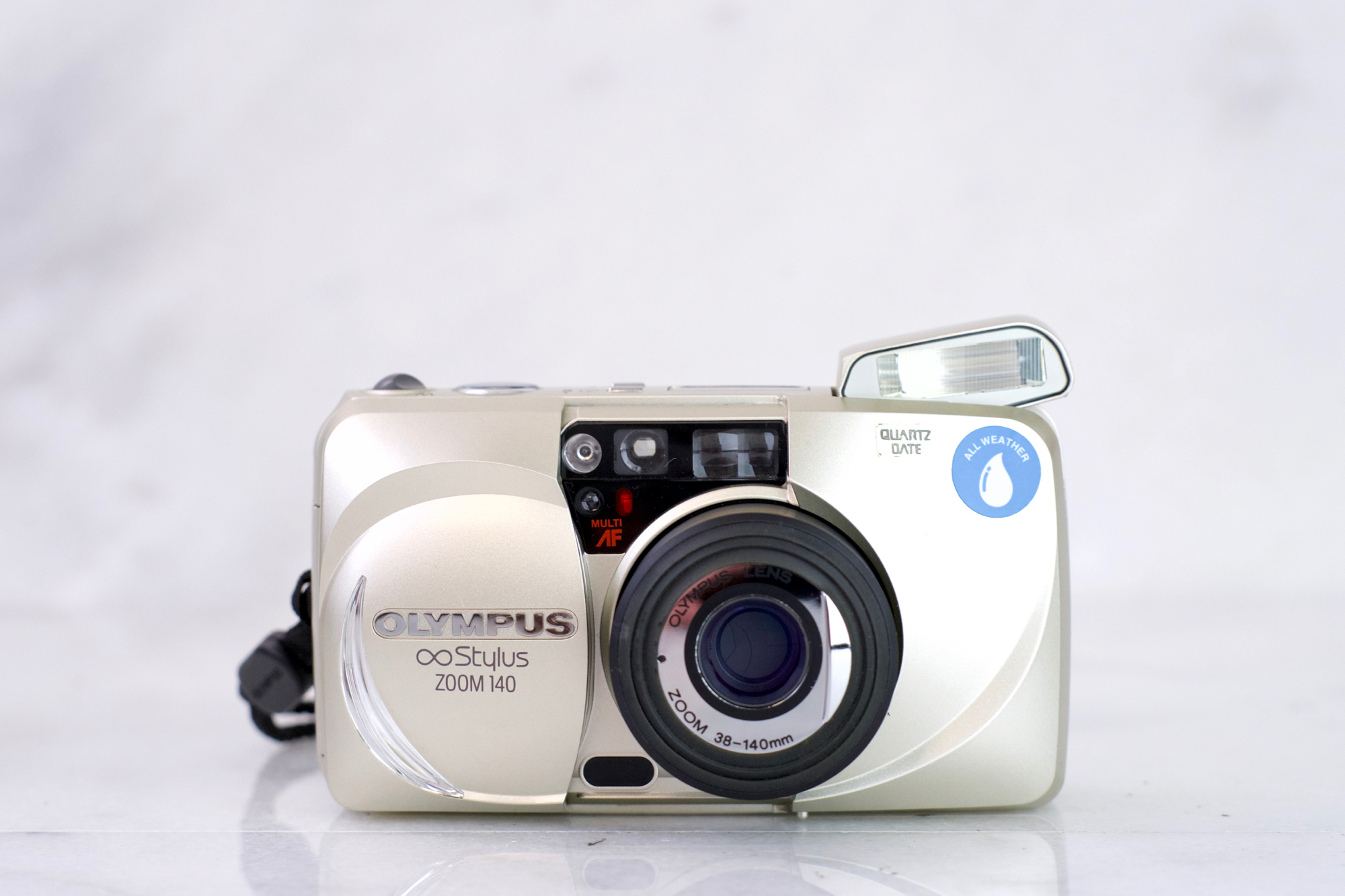 Olympus Infinity Stylus Zoom 140 Point and Shoot 35mm Film Camera -  Excellent - Fully Functional — F Stop Cameras